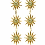 Circle of Light Heart Earrings